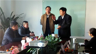 石家庄工信局北斗应用考察团一行莅临Stake宇达考察调研